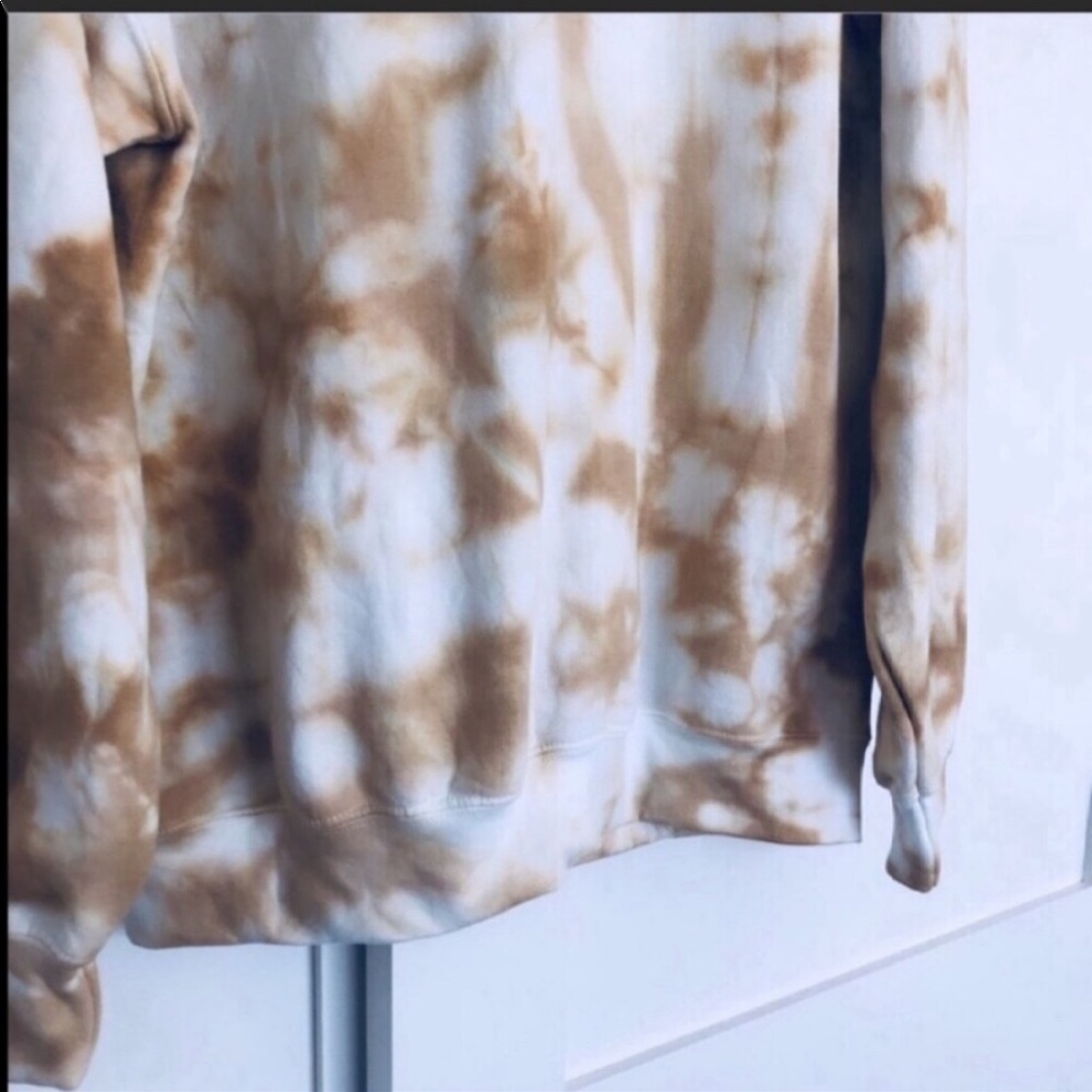 Tie Dye Golden Marble NEW Handmade Crewneck - Picture 6 of 9